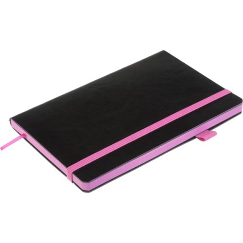 Книга записна Buromax Concept 125x195 мм 96 аркушів в точку обкладинка зі штучної шкіри Рожева (BM.291362-10)