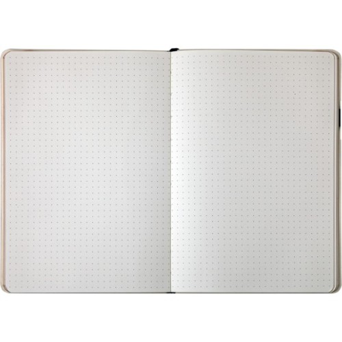 Книга записна Buromax Concept 125x195 мм 96 аркушів в точку обкладинка зі штучної шкіри Рожева (BM.291362-10)