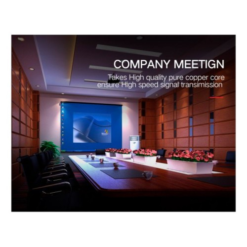 Кабель мультимедійний 3.5mm M to 2xRCA M 5.0m AV116 black Ugreen (10591)