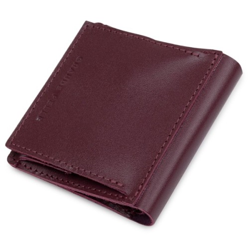Гаманець Grande Pelle Бордовий (11518)