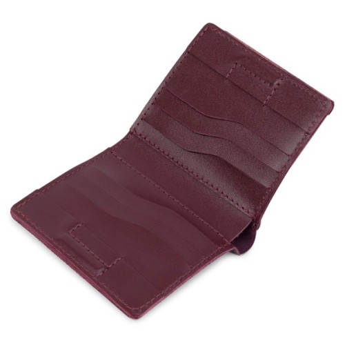 Гаманець Grande Pelle Бордовий (11518)
