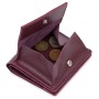 Гаманець Grande Pelle Бордовий (11518)