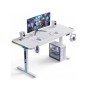 Комп'ютерний стіл GT Racer TY-1456 White (TY-1456 (140x60x71-116) White)
