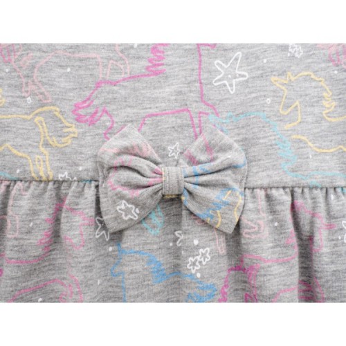 Плаття дитяче Lovetti трикотажне (5758-70-116G-gray)