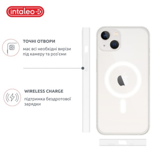 Чохол до мобільного телефона Intaleo CLEAR MagSafe Apple iPhone 13 (1283126588228)