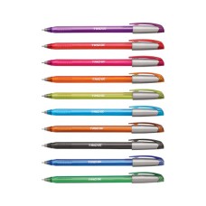 Ручка кулькова Unimax Trio DC-3, набір 10 кольорів, асорті (UX-108-20)