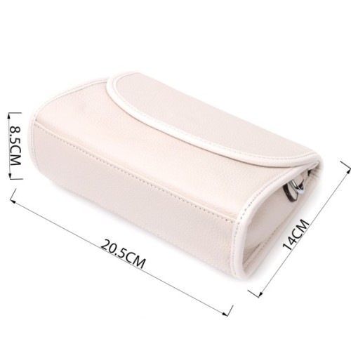 Сумка Vintage Жіноча шкіряна із напівкруглим клапаном Біла (22258)