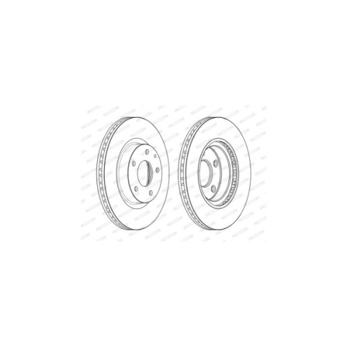 Гальмівний диск FERODO DDF2465C