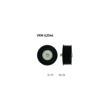 Ролик натягувача ременя SKF VKM 62046