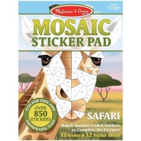 Набір для творчості Melissa&Doug Мозаїчні наклейки Сафарі (MD30160)