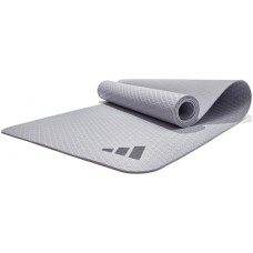 Килимок для йоги Adidas Yoga Mat ADYG-10001SV Уні 173 х 61 х 0,4 см сірий (885652026642)