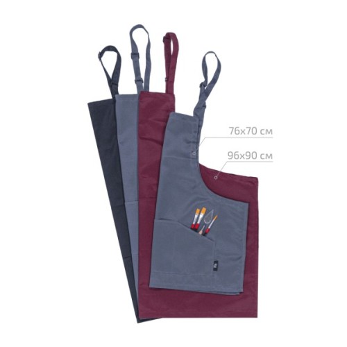 Фартух для творчості Rosa дорослий, 96*90см, асфальт, грета (4823098511816)