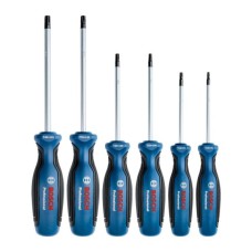 Набір викруток Bosch Torx 6шт, T10х75, T15х75, T20x100, T25x100, T30x125, T40x125 мм (1.600.A01.V09)