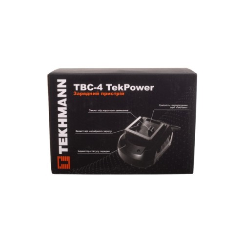 Зарядний пристрій для акумуляторів інструменту Tekhmann TBC-4 TekPower (854611)
