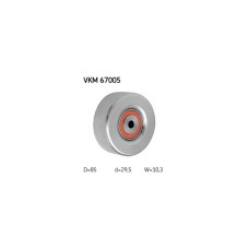 Ролик натягувача ременя SKF VKM 67005