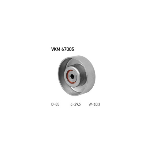 Ролик натягувача ременя SKF VKM 67005
