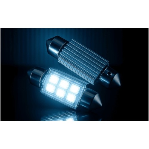 Автолампа PULSO LED SV8.5/T11x41mm/6 SMD-5730/9-18v/130Lm (LP-62041)