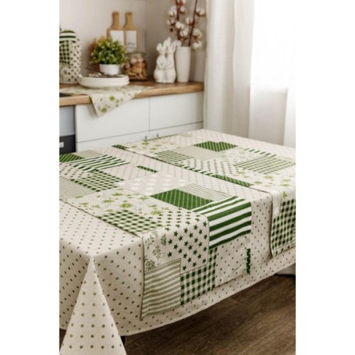 Скатертина Прованс Горох зелений Господиня 120х136 см (4823093451049)