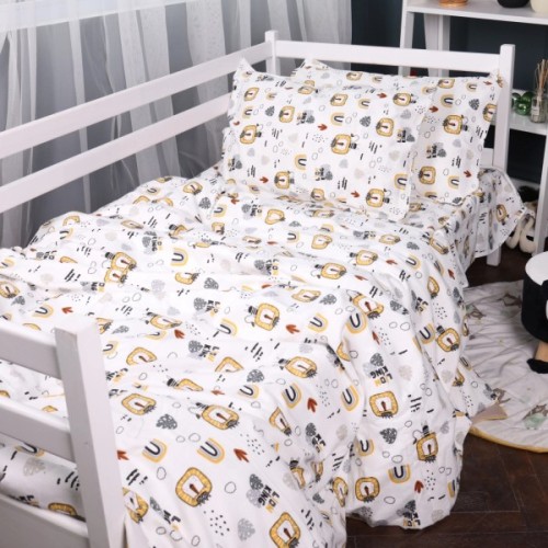 Постільна білизна MirSon 014 Lion Фланель 220x240 King Size (2200009655074)