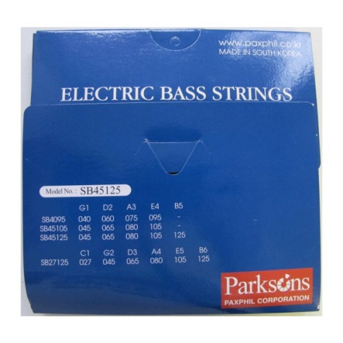 Струни для гітари Parksons Electric Bass Strings (40-125) (SB45125)
