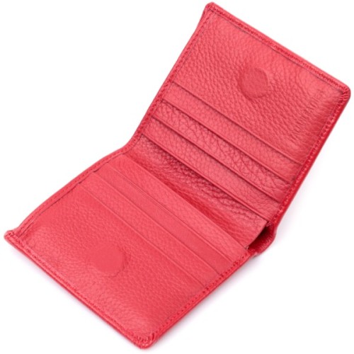 Гаманець ST Leather З натуральної шкіри Червоний (19465)