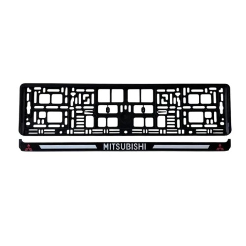 Рамка номерного знака Poputchik Mitsubishi (24-112-IS)