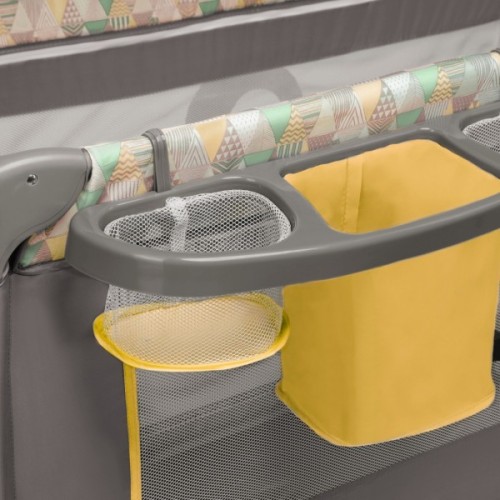 Дитячий манеж Lionelo Sven Plus Yellow Scandi (LO-SVEN PLUS YELLOW SCANDI)