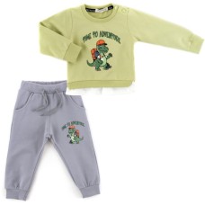 Спортивний костюм дитячий Breeze с динозавриком (22090-98B-green)