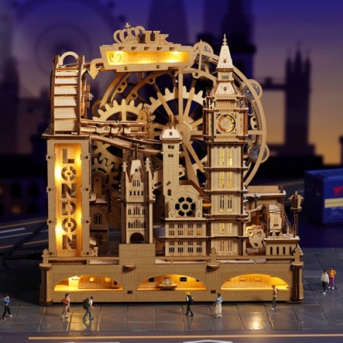 Конструктор Robotime Rokr дерев'яний 3D Marble Travel Лондон (EGB01)