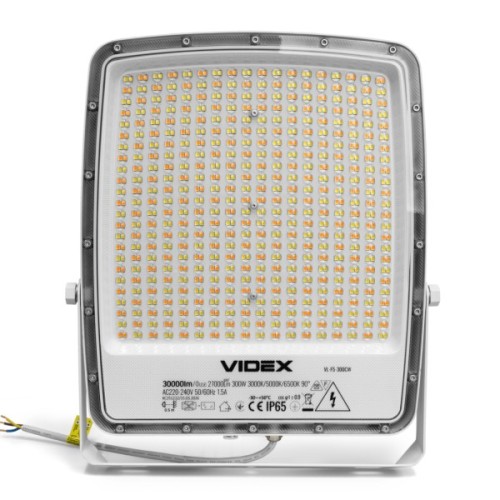 Прожектор Videx F5 300W 3000-5000-6500K 230V White (VL-F5-300CW)