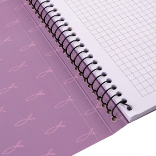 Блокнот Yes А5 50 арк cпіраль Hey Helly клітинка (151858)