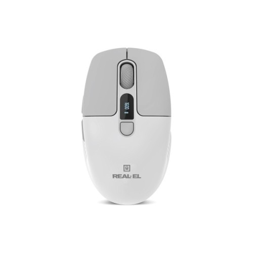 Мишка REAL-EL RM-480W Wireless/Bluetooth White (EL123200050)