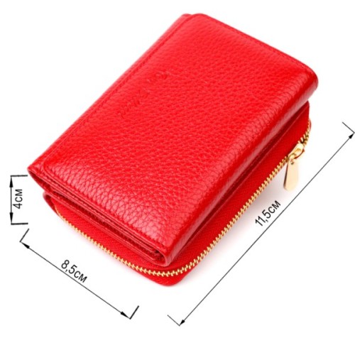 Портмоне Tony Bellucci З натуральної шкіри Червоне (22023)