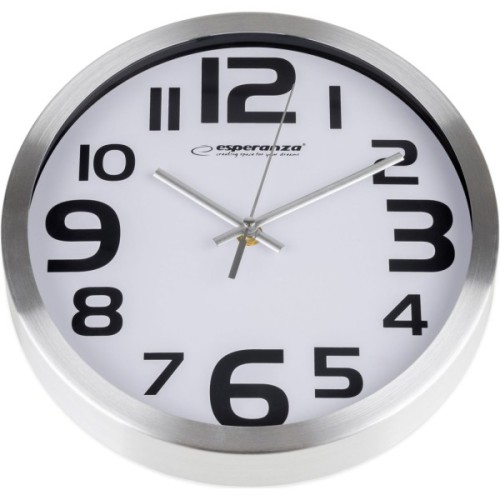Настінний годинник Esperanza Wall Clock Zurich 25 см White (EHC013W)