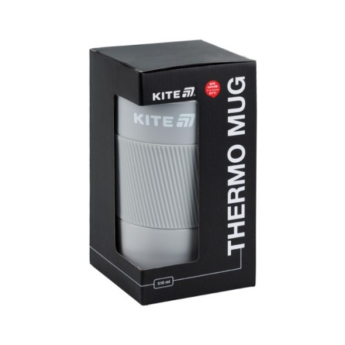 Термокружка Kite 510 мл сіра (K25-458-1)