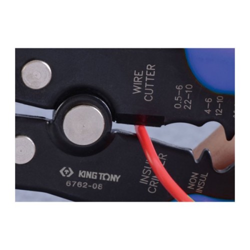 Знімач ізоляції KING TONY для зачистки, різки та обжима (6762-08)