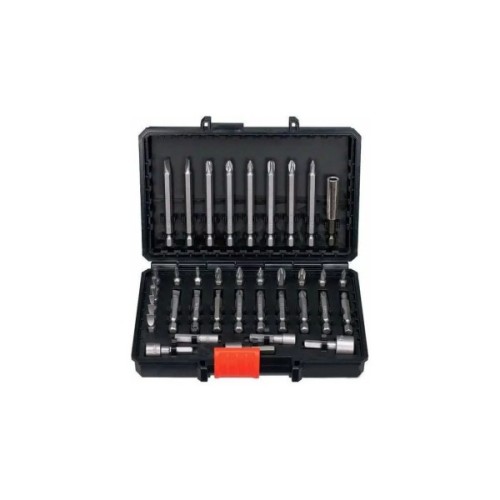 Набір біт Black&Decker PH0,PH1,SL4,SL6,Pz1,Pz2,Тx10,Тx20,L 25,50,75 мм,38 шт, кейс (A7202)