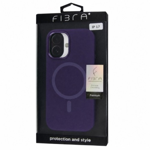 Чохол до мобільного телефона BeCover FIBRA Silicone OmniMag Apple iPhone 17 Dark Purple (716197)