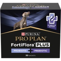 Пробіотична добавка для тварин Purina Pro Plan FortiFlora Plus Для собак та цуценят для підтримки нормальної мікрофлори кишківника 30 x 1.5 г (8445290504937)