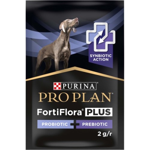 Пробіотична добавка для тварин Purina Pro Plan FortiFlora Plus Для собак та цуценят для підтримки нормальної мікрофлори кишківника 30 x 1.5 г (8445290504937)