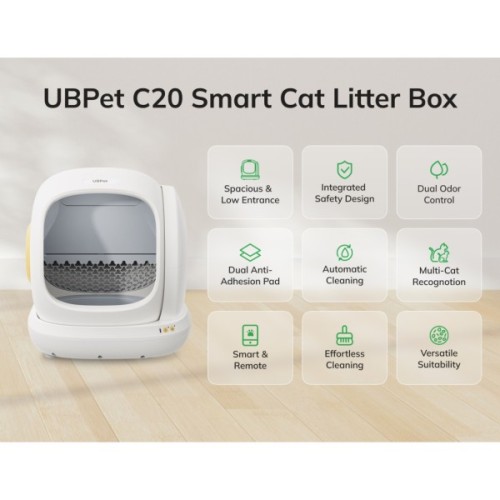 Туалет для котів Ubpet Smart Cat Litter Box (c20)
