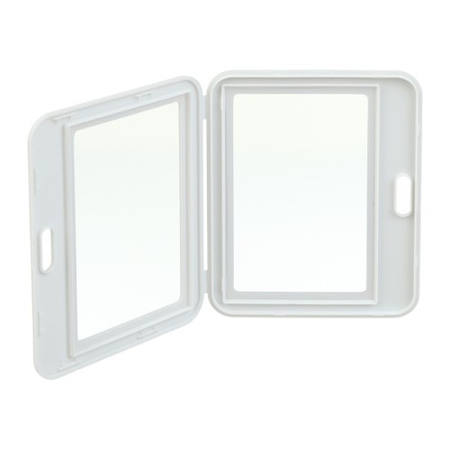 Бейдж Buromax горизонтальний, 101 х 80 мм, PP+PVC, білий (BM.5415-12)