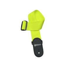 Ремінь для гітари DiMarzio Nylon With Leather Ends Neon Yellow (DD3100NY)