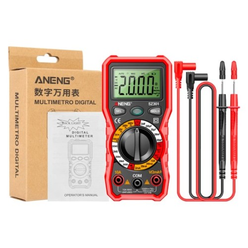 Цифровий мультиметр ANENG SZ301, V, A, R, C (SZ301)