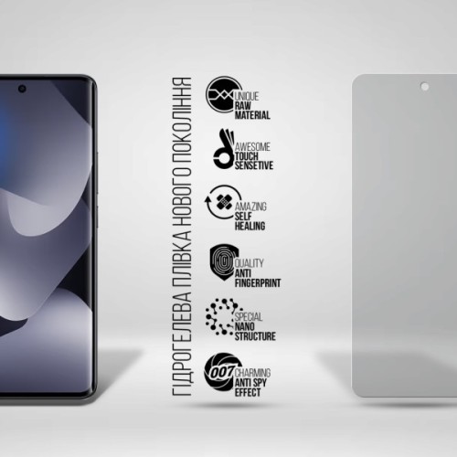 Плівка захисна Armorstandart hydrogel Anti-spy Xiaomi Redmi Note 15 4G / Note 15 5G (ARM89647)
