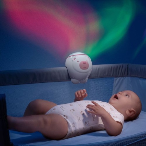 Нічник Chicco проектор First Dreams Полярне ведмежа Рожевий (11558.10)