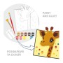 Картина по номерам Rosa Talent 3D Жираф МДФ ґрунтоване, 18х20 см (4823098543558)