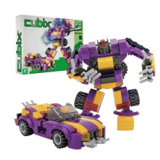 Конструктор Cubix Traxfigure 2-в-1, фіолетовий (39727/3) Конструктор Cubix Traxfigure 2-в-1, фіолетовий (39727/3)