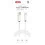 Дата кабель USB 2.0 AM to USB-C 1.0m 3A white XO (XO-CB-300UC-WH)