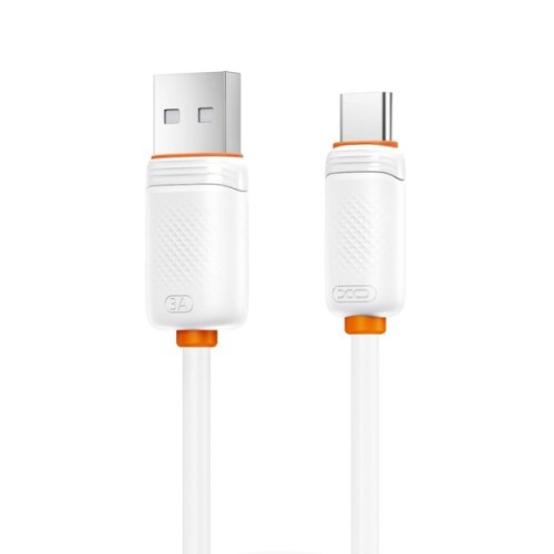 Дата кабель USB 2.0 AM to USB-C 1.0m 3A white XO (XO-CB-300UC-WH)